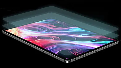Ecrã do tablet